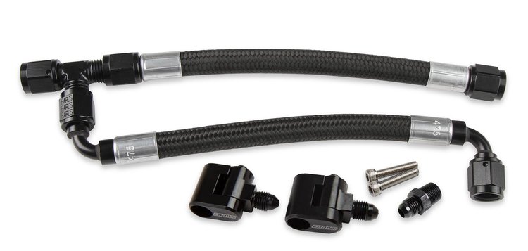 26-553 GM LS Steam Tube Kit with Pro-Lite 350 Black Hose