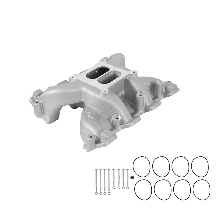 300-130 Dual Plane Mid-Rise Intake Manifold GM LS1/LS2/LS6 Cathedral Port