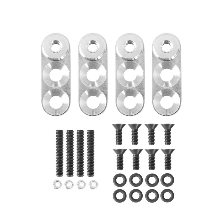 LS7 Hi-Ram Fuel Rail Adapter Kit for GM LS3/LS7 Injectors [Aluminum]