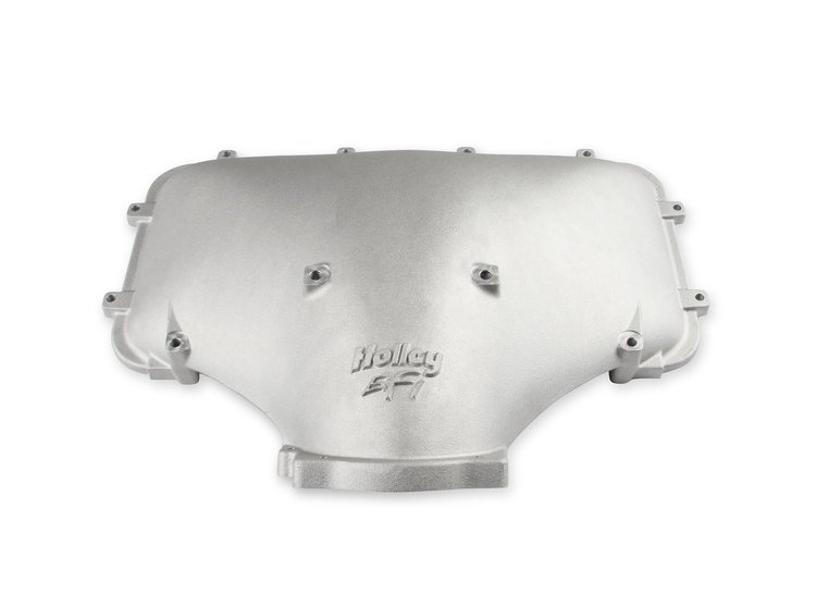 300-301 EFI Hi-Ram 105 mm Side-Mount Intake Manifold Plenum Top for Ford Style Throttle Body [Cast Finish]