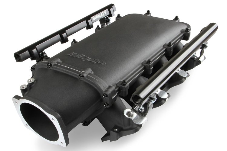 300-621BK Modular Ultra Lo-Ram EFI Intake Manifold GM LS1/LS2/LS6 [Black]