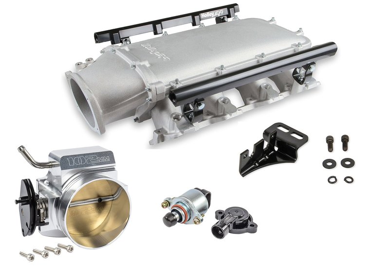 300-621K Lo-Ram EFI Intake Kit for 1998-2002 GM F-Body [Satin]