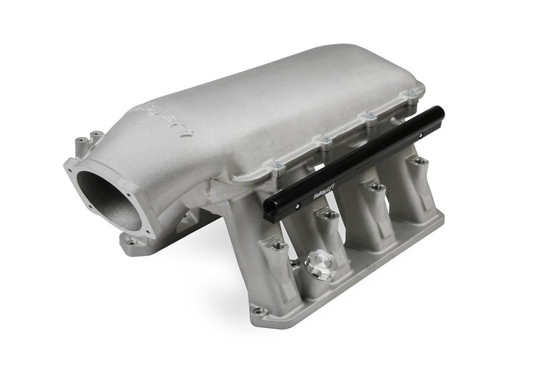 300-650 Hi-Ram EFI Intake Manifold for use with 95 mm GM LS Style Throttle Body for Mopar Gen III Hemi [Satin Finish]