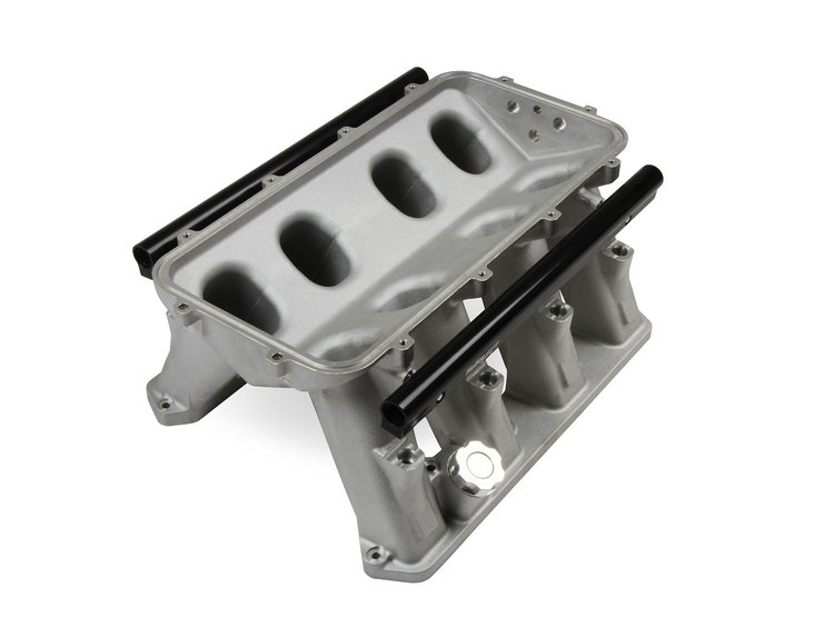 300-653 Hi-Ram EFI Intake Manifold Base, Fits 5.7L, 2005-2010 6.1L, and 6.4L Gen III Hemi Engines - Satin Finish