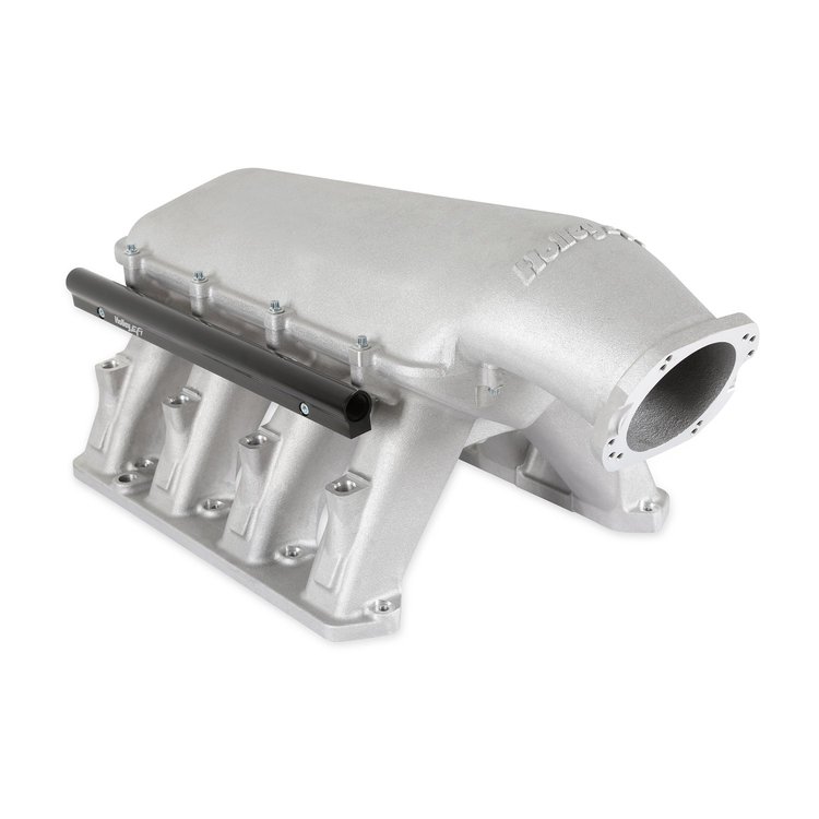 300-658 Hi-Ram EFI Intake Manifold for use with an 80 or 92 mm Mopar Style Throttle Body for Mopar Gen III Hemi [Satin Finish]