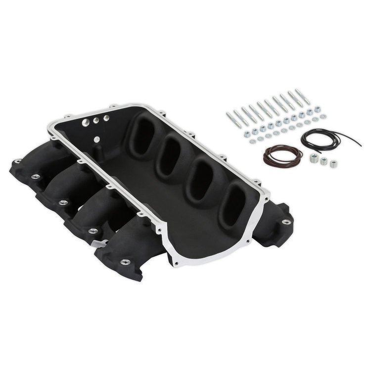 300-712BK Ultra Lo-Ram Intake Manifold Base for Direct Injected GM Gen V LT Engines (Black)
