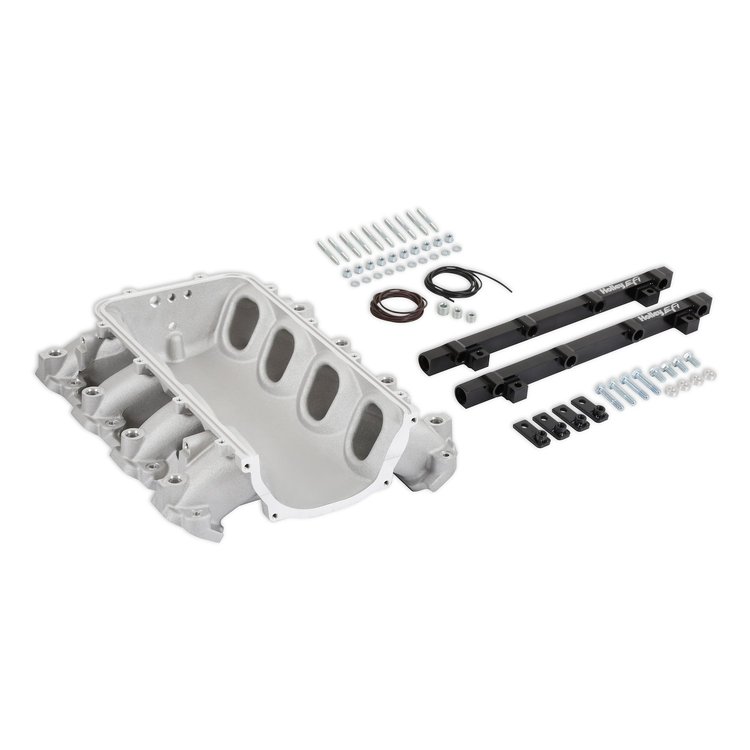 300-713 Ultra Lo-Ram Intake Manifold Base for Port Injected GM Gen V LT Engines (Satin)