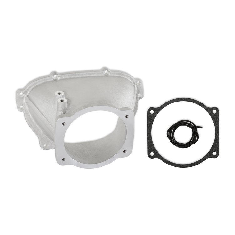300-714 105 mm Throttle Body Adapter for GM Gen V LT Modular Ultra Lo-Ram Intake Bases [Satin Finish]