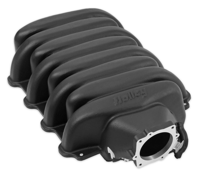 300-900BK Low-Profile Intake Manifold for Ford 7.3L Godzilla Engine [Black-Powdercoat]