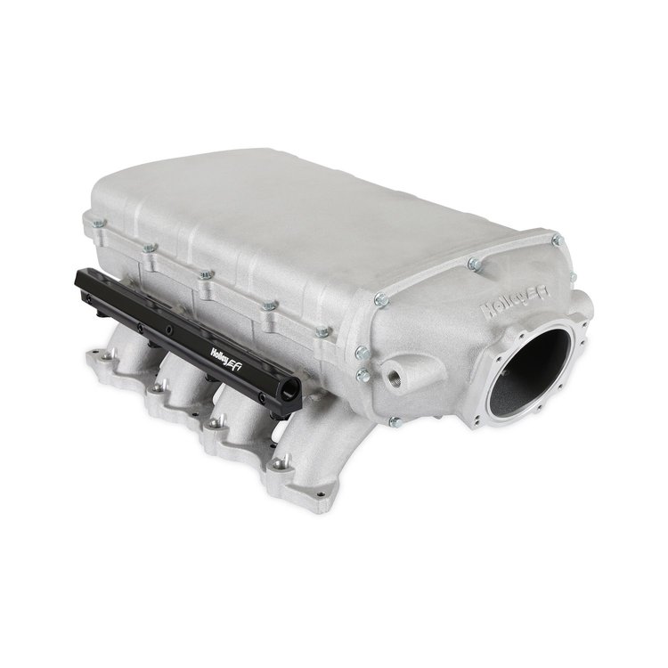 300-912 Ultra Lo-Ram Modular Intake Manifold for Ford Coyote Engines w/93mm Single Round Throttle Body (Natural)
