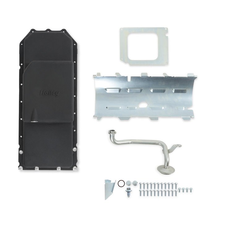 302-60BK Engine Swap Oil Pan Kit for 2003-2008 Gen III 5.7L, 2005-2010 6.1L, & 2007-2010 392 Crate Hemi Engines [Non-VVT, Black]