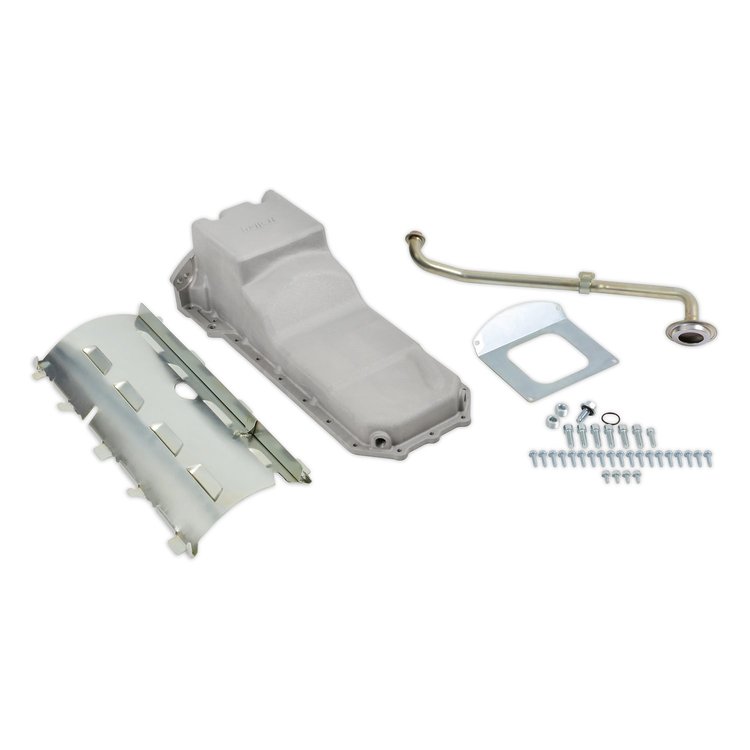 302-76 Engine Swap Rear Sump Oil Pan Kit for Gen III Hemi 5.7L, 6.4L Engines w/VVT [Natural Finish]