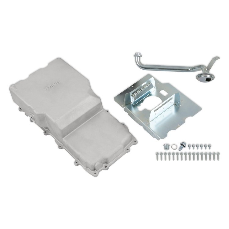 302-80 Coyote Gen 1/2 Engine Swap Oil Pan for 1965-1979 Ford F-100/F-150/F-250 2WD Trucks, Rear Sump