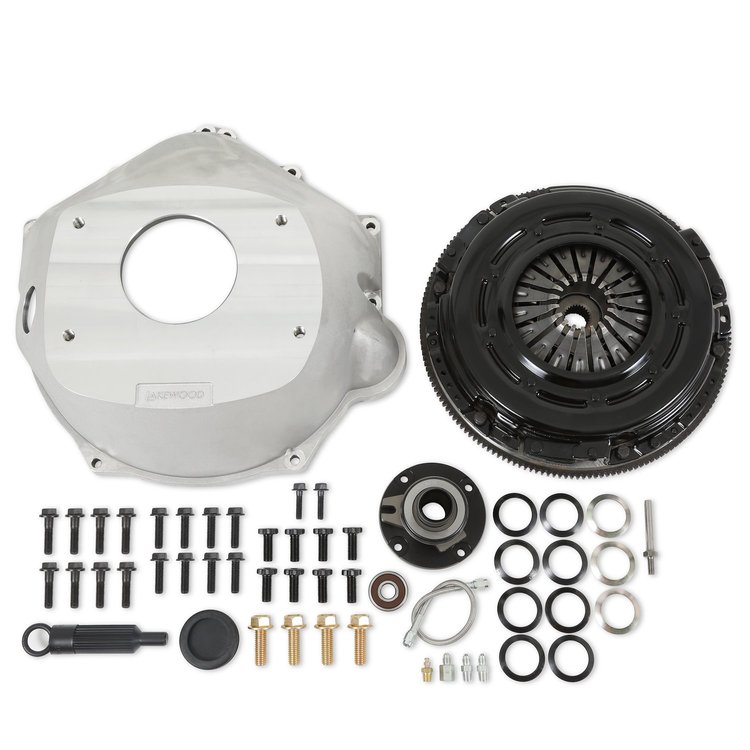 319-505 Transmission Installation Kit for GM Gen III/IV LS, Gen V LT Engines w/8-Bolt Flywheel to Tremec TKO or TKX Transmission