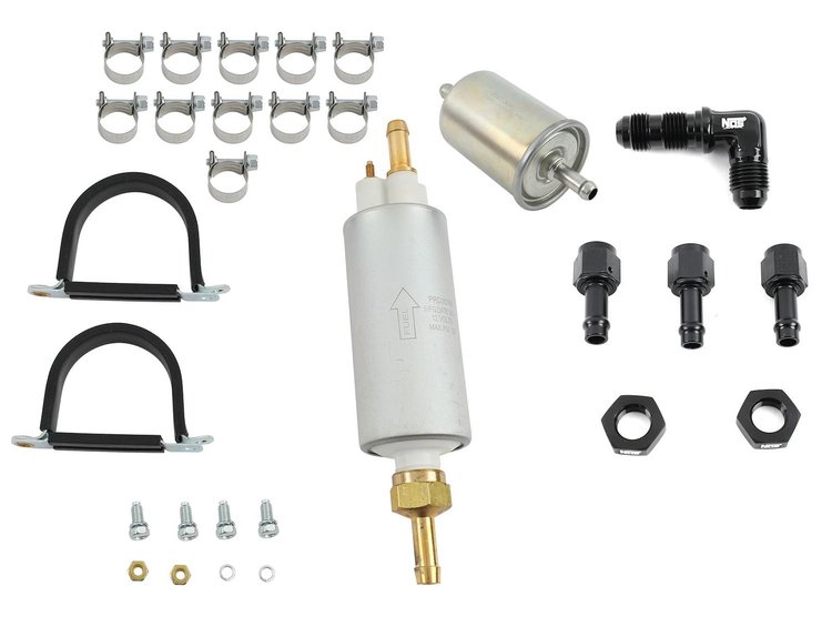 EFI Fuel System Plumbing Kit Without Return -6AN Hose Pump and Regulator