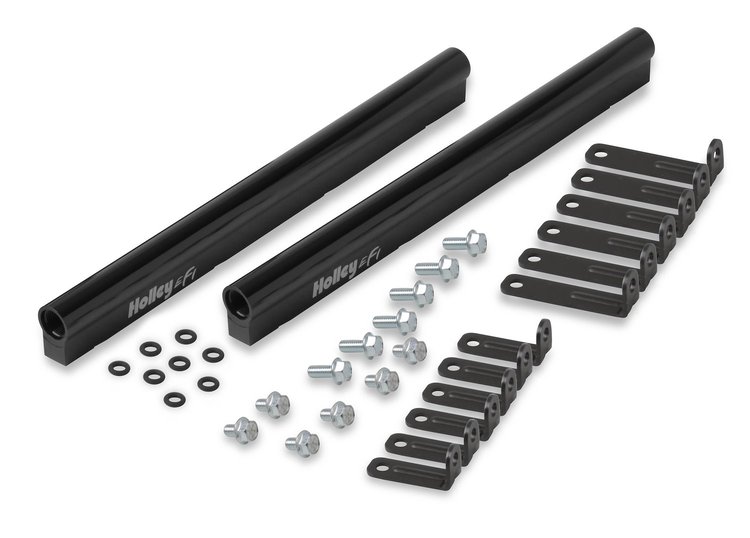 534-219 Fuel Rail Kit Fits: Holley 510-300-137 Intake Manifold