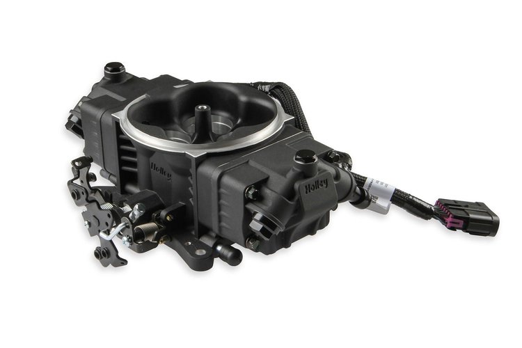534-293 Terminator X Stealth 4150 Replacement 4-Injector Throttle Body (Black)