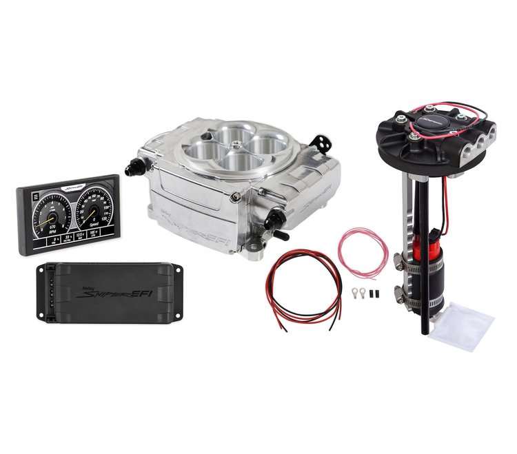 550-510-5PD Sniper 2 EFI Conversion w/Power Distribution Module (PDM) & Returnless Drop-In Fuel Pump Module [Shiny]