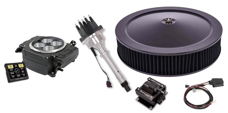 550-511-3XX1 Sniper 2 EFI Conversion Kit for Chevy Small & Big Block Engines [Black]