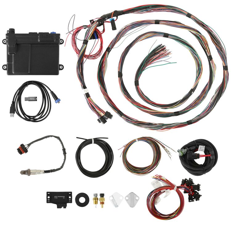 550-605 HP EFI ECU & Harness Kit Unterminated Universal Harness