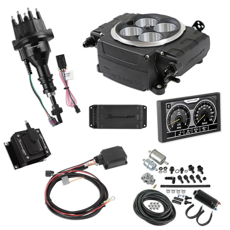 550-511-5PK-SBF Sniper 2 EFI Bundle w/Hyperspark Ignition System for Small Block Ford Engines [Black Finish]