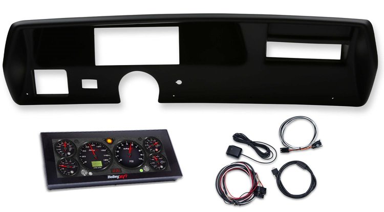 553-417K EFI Dash Bezel and 6.86 in. Pro Dash Kit for 1970-1972 Chevy Chevelle SS