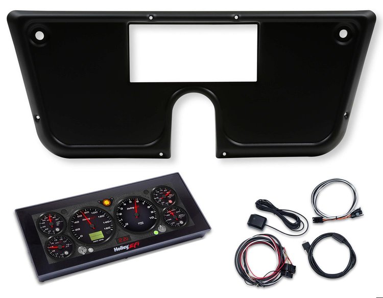553-419K EFI Dash Bezel and 6.86 in. Pro Dash for Kit 1967-1972 Chevy/GMC Truck
