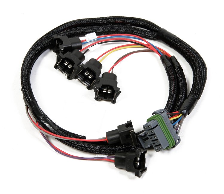 558-203 Dominator & HP EFI Universal 6-Cyl Injector Harness