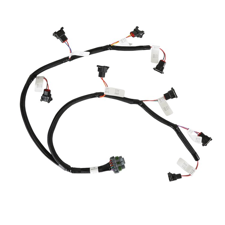 558-213 Injector Harness Ford V8 Injector Harness for Jetronic " Bosch" style Fuel Injectors (Evenly Spaced)