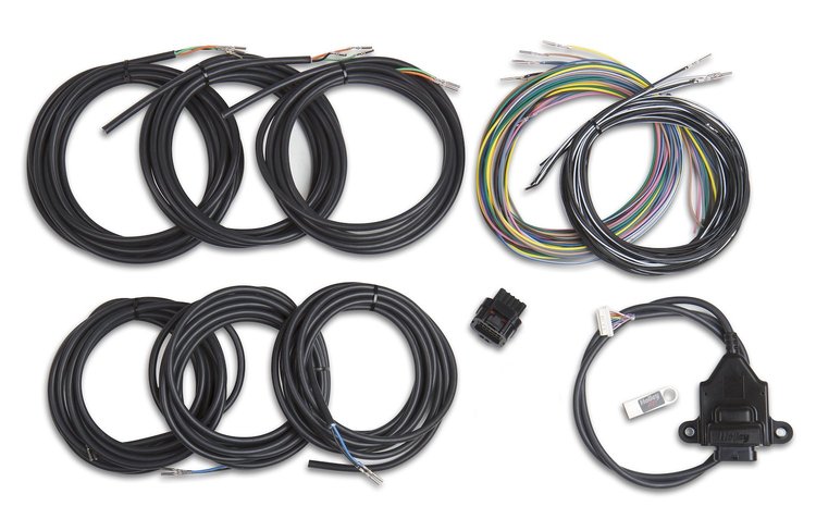 558-433 Digital Dash I/O Adapter with an Unterminated Vehicle Harness Provides 10 More Inputs/Outputs To Digital Dash