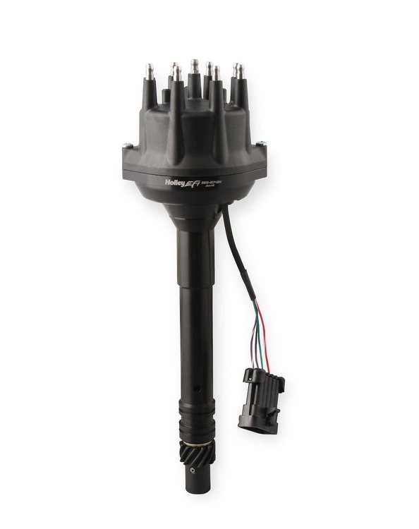 Gen 2 Dual-Sync EFI Distributor for Small Block & Big Block Chevy [Black]