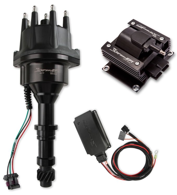 565-311BKK Sniper EFI HyperSpark Distributor Kit for Buick V8 215-350 [Black Finish]