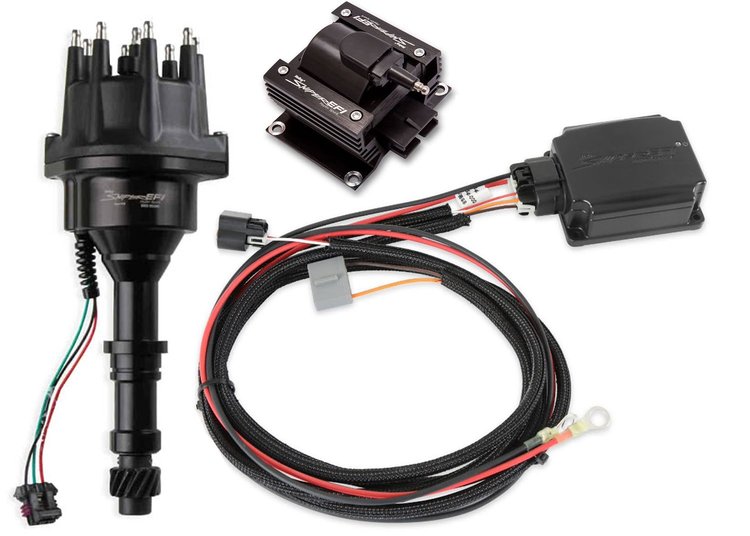 565-311BKK2 Sniper EFI HyperSpark Black Distributor Kit for Buick 215, 300, 340, 350 ci. Engines (w/HyperSpark II Ignition Box)