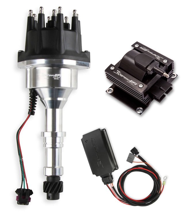 565-311K Sniper EFI HyperSpark Distributor Kit for Buick 215-350 V8 [Shiny Finish]