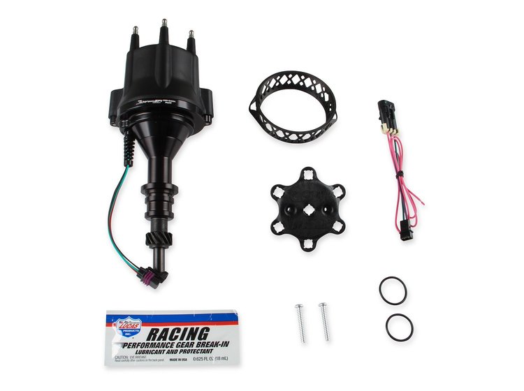 565-315BK Sniper EFI HyperSpark Distributor For Ford I6 144-250 [Black Finish]