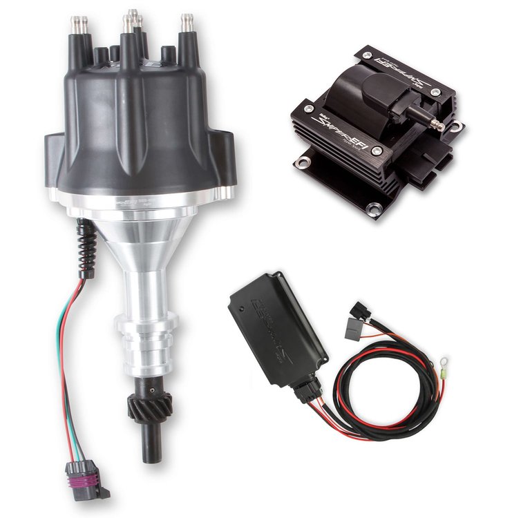 565-315K Sniper EFI HyperSpark Distributor Kit for  Ford 144-250 I6 [Shiny Finish]