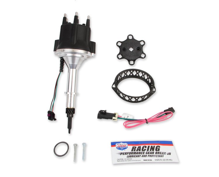 565-316 Sniper EFI HyperSpark Distributor Chevy 250ci Inline-6, Shiny Finish