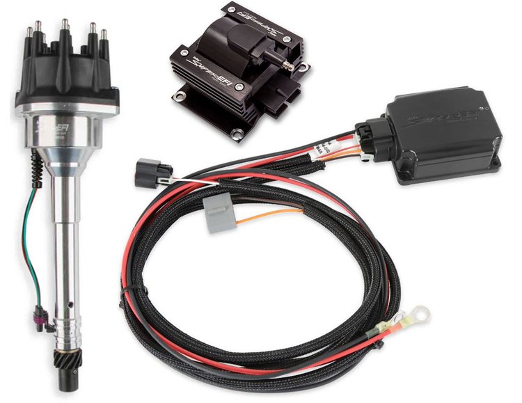 565-316K2 Sniper EFI HyperSpark Distributor Kit for Chevy 250 ci. Inline 6-Cylinder Engine (w/HyperSpark II Ignition Box)
