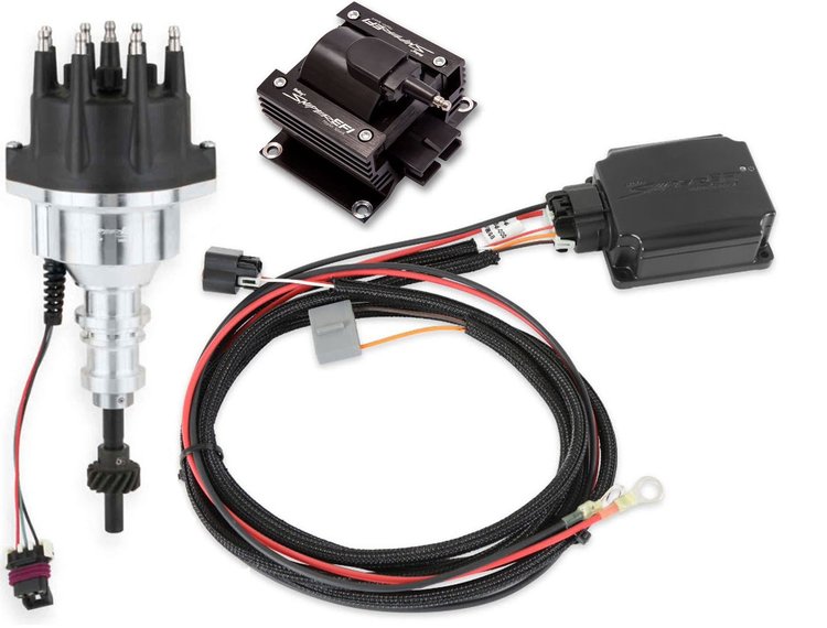 565-322K2 Sniper EFI HyperSpark Distributor Kit for Ford 260-302 ci. Engines w/Hi-Ram Intake (w/HyperSpark II Ignition Box)