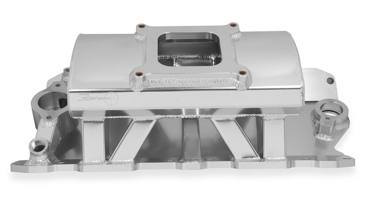 825011 Sniper Carbureted Fabricated Intake Manifold for 1955-1986 Gen I Small Block Chevy V8