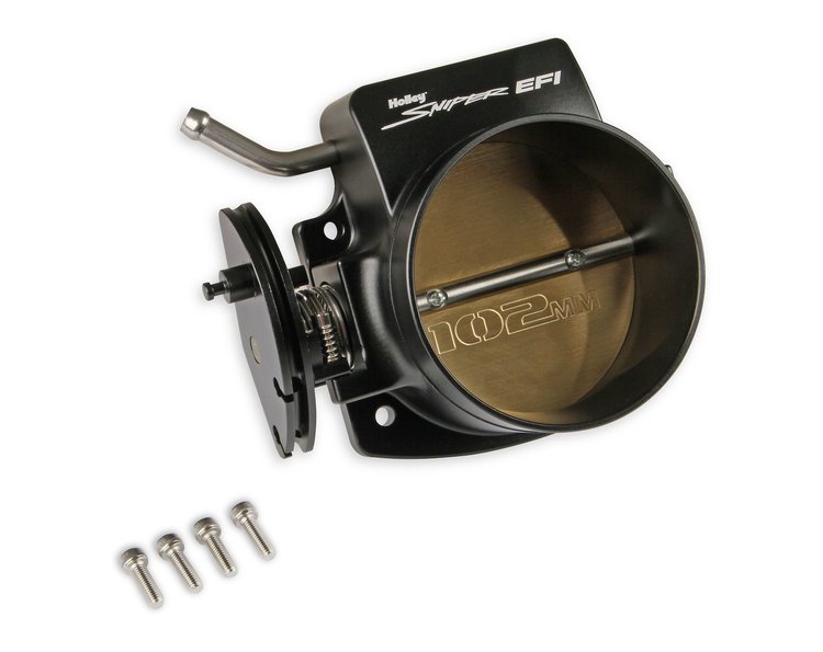 Sniper EFI 102mm Billet LS Throttle Body [Black Anodized]