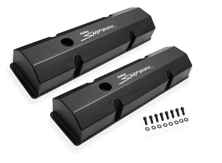 890010B Holley Fabricated Aluminum Valve Covers