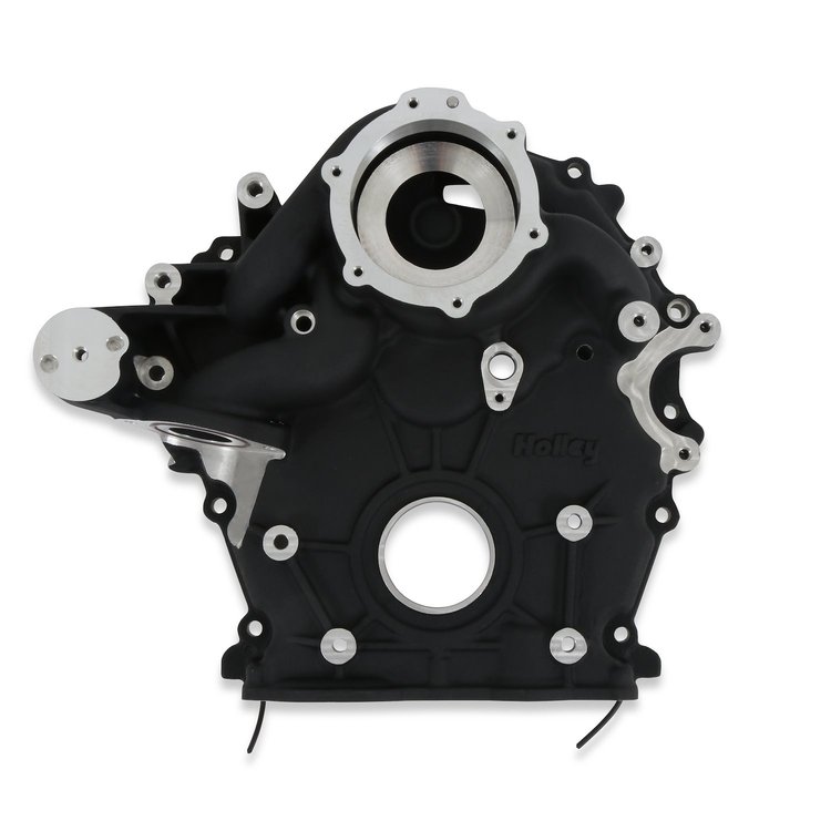 97-417 Timing Cover - Ford 7.3L Godzilla - Black