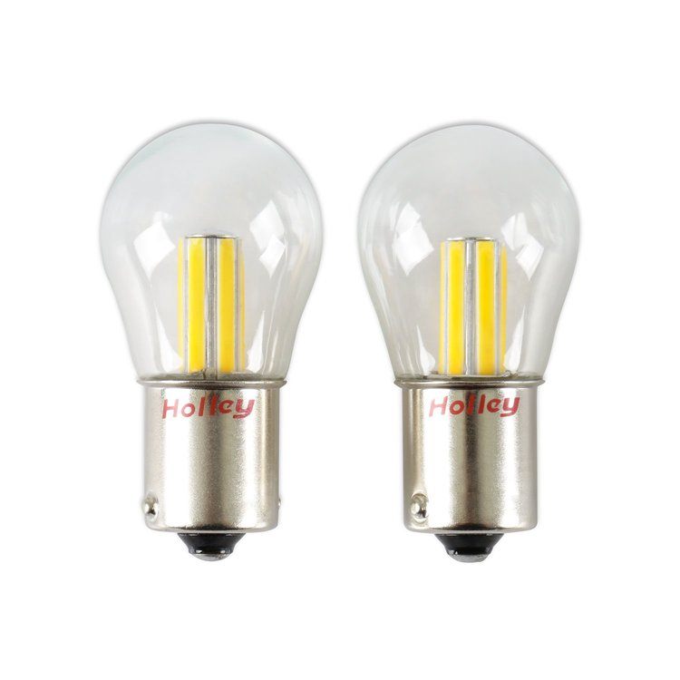 HLED05 RetroBright LED 1156 Turn Signal / Parking Light Bulbs [Classic White]