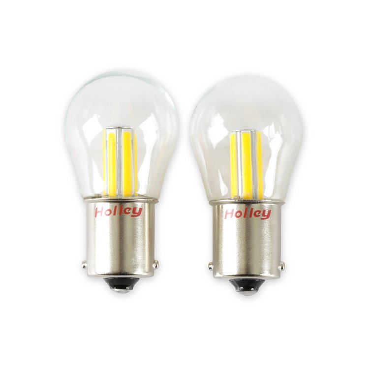 HLED15 RetroBright LED 1156 Turn Signal / Parking Light Bulbs [Amber]