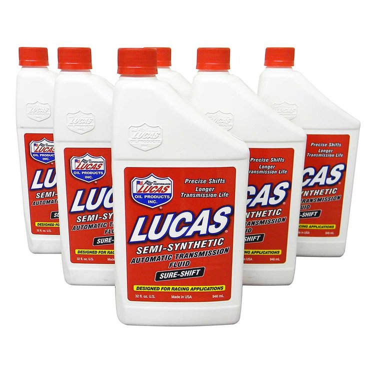 HP501 Lucas Oil Semi-Synthetic Sure-Shift Automatic Transmission Fluid [1 Quart]