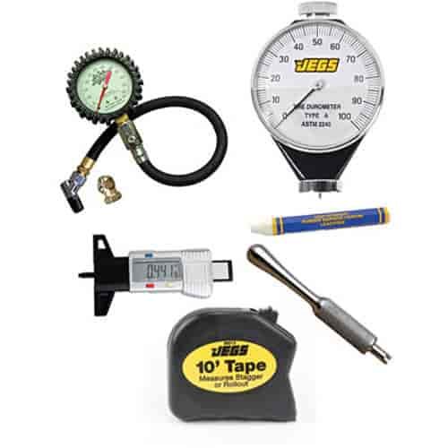 Circle Track Tire Kit 60 PSI Gauge