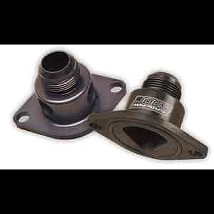 -16AN Water Outlet with 3/8" NPT Ports Billet Aluminum