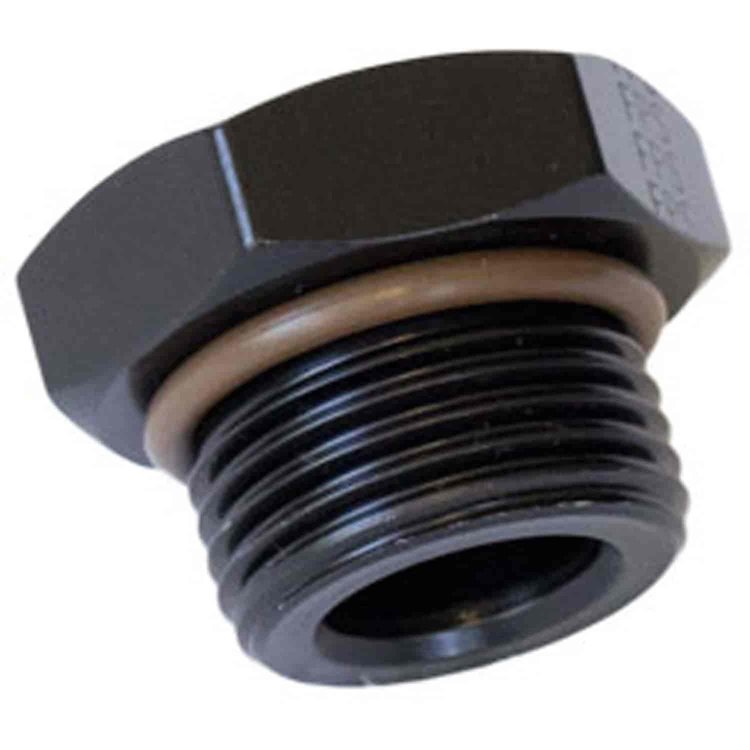 Adaptor Fitting Black Anodized