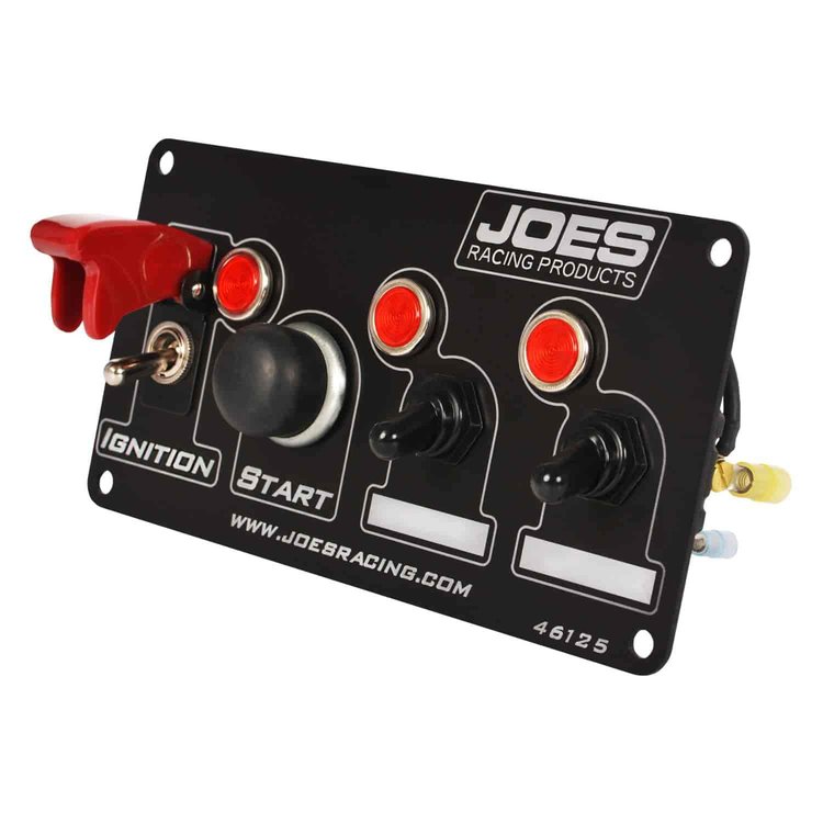 Switch Panel with Indicator Lights Ignition, Start, 2 accessory switches